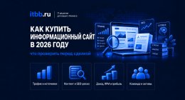                         Как купить информационный сайт в 2026 году: что проверить перед сделко...
                    