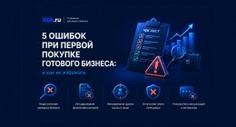                         5 ошибок при первой покупке готового бизнеса — и как их избежать
                    