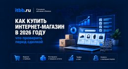                         Как купить интернет-магазин в 2026 году: что проверить перед сделкой
                    