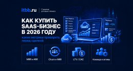                         Как купить SaaS-бизнес в 2026 году: какие метрики проверить перед сдел...
                    