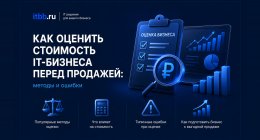                         Как оценить стоимость IT-бизнеса перед продажей: методы и ошибки
                    